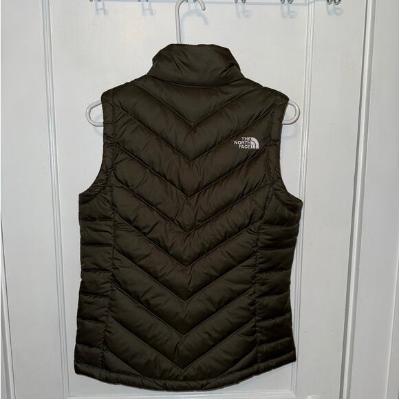 The North Face womens puffer down vest green size S - Picture 8 of 10